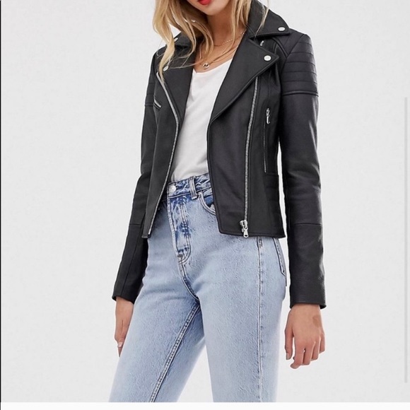 Barney's Original Beppe Biker Jacket UK 12 US 10